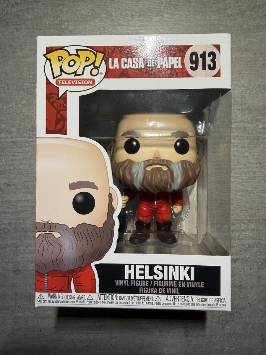 Funko Statuette: Funko Pop La Casa de Papel Helsinki 913 – Nuovo e nell'imballaggio originale da Pratteln venduto da niisam