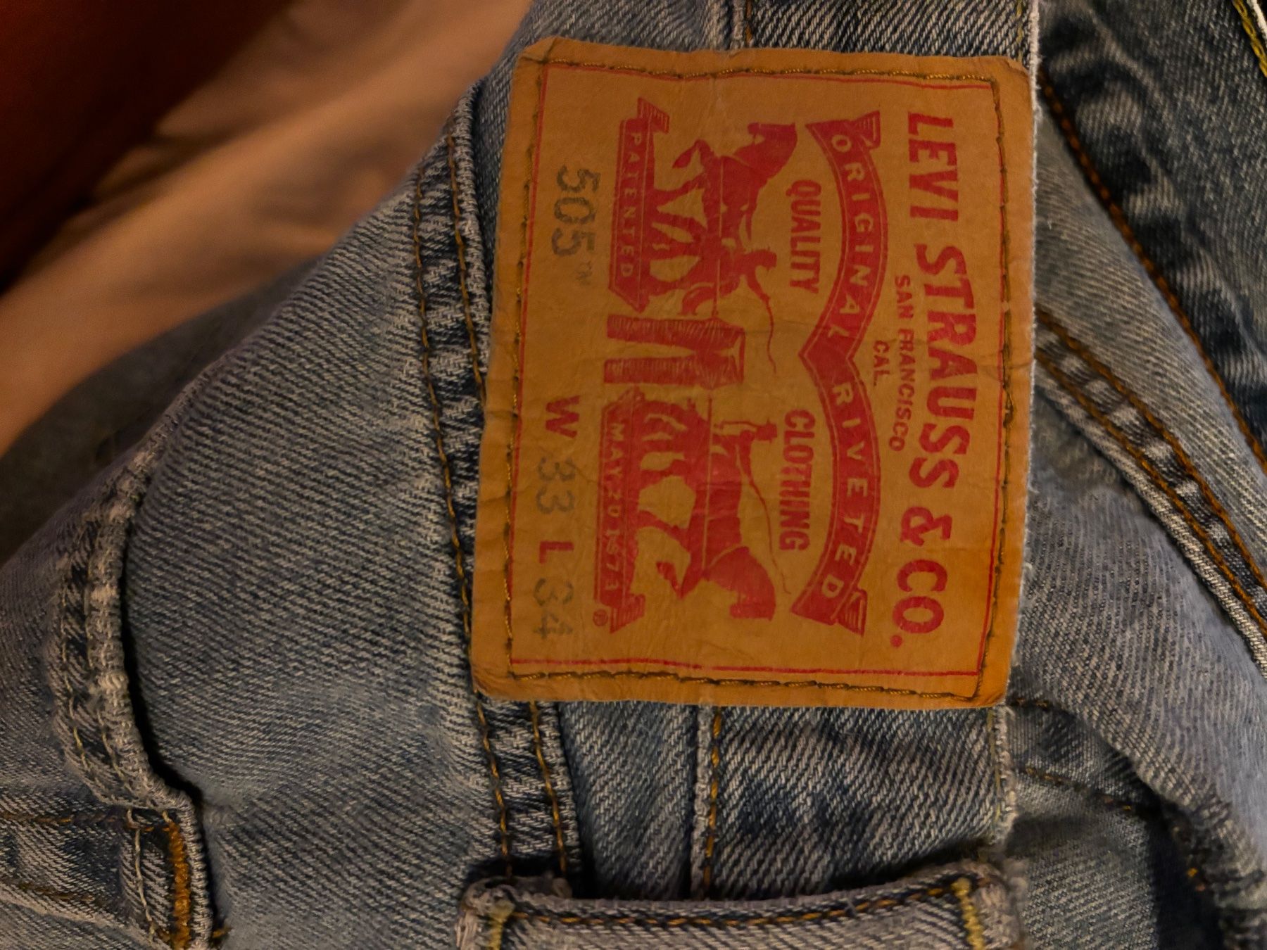 Levi's Jeans: Levi's Straight Jeans W33 L34 – Usato da Masein venduto da VintageFineShit 3