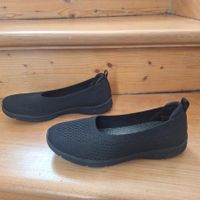 Leichte, sehr bequeme Skechers Schuhe, schwarz, Gr. 36