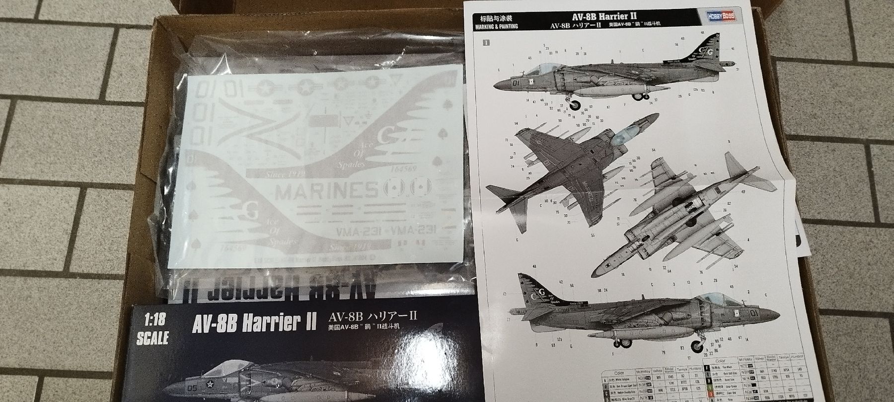 Kit di modellismo & Modellini statici: harrier 1/18 hobbyboss – Nuovo e nell'imballaggio originale da Schübelbach venduto da alessandro100 5