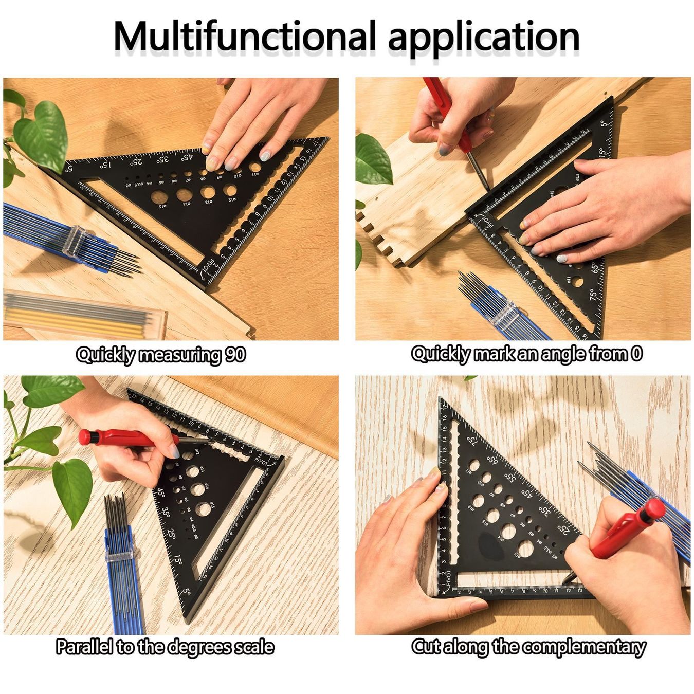Alle Werkzeuge: Multifunktional Zimmermannswinkel 18 cm – Neu (gemäss Beschreibung) aus Thun von onlino 2