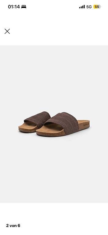 Herrenschuhe: Kork Adiletten braun, grösse 47 – Neu und originalverpackt aus Zürich von Lars.maesing