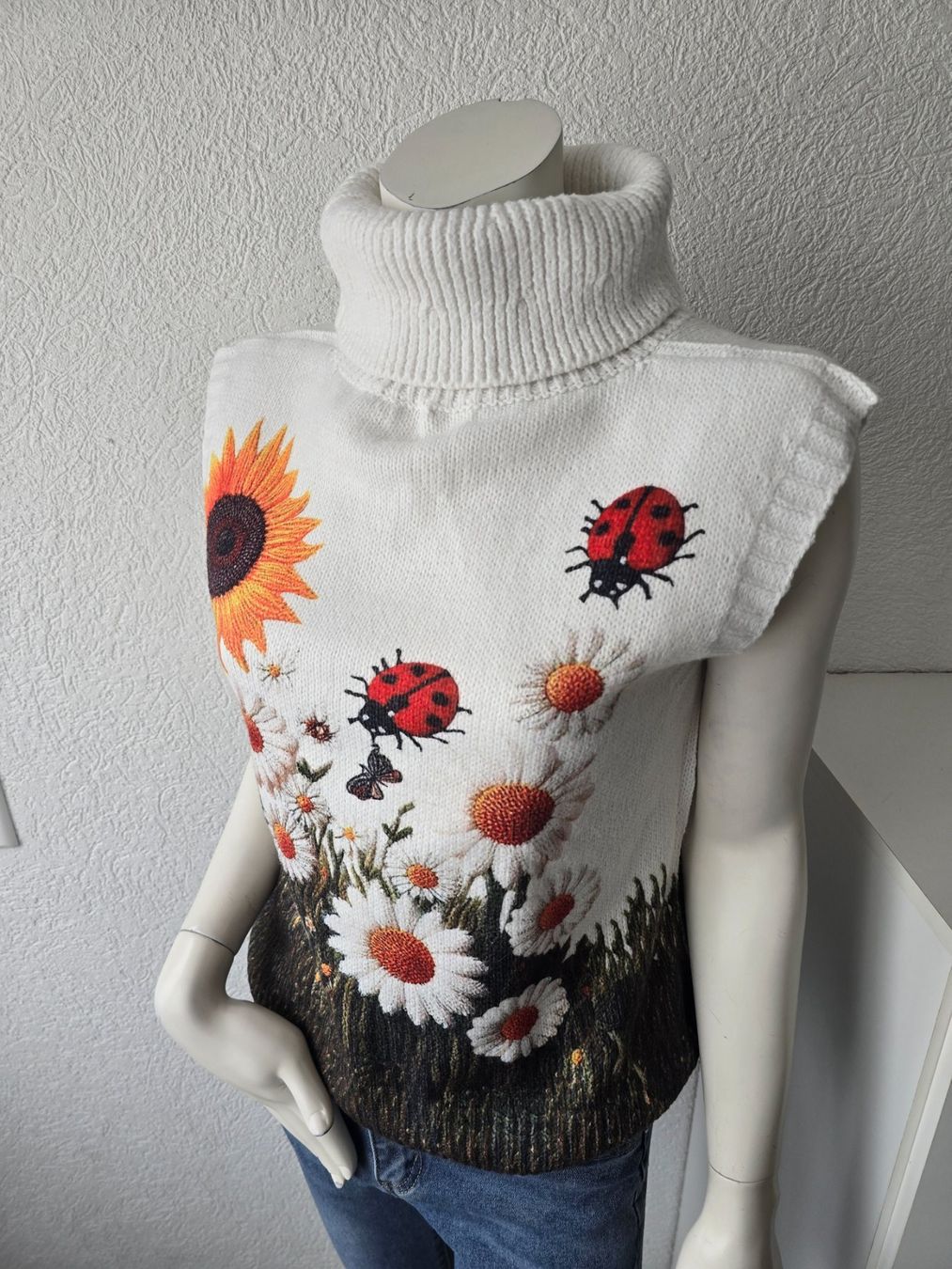 Tops: Pull sans màche col.roulé T-S – Neuf (Voir description) à Les Verrières par kitel79 6