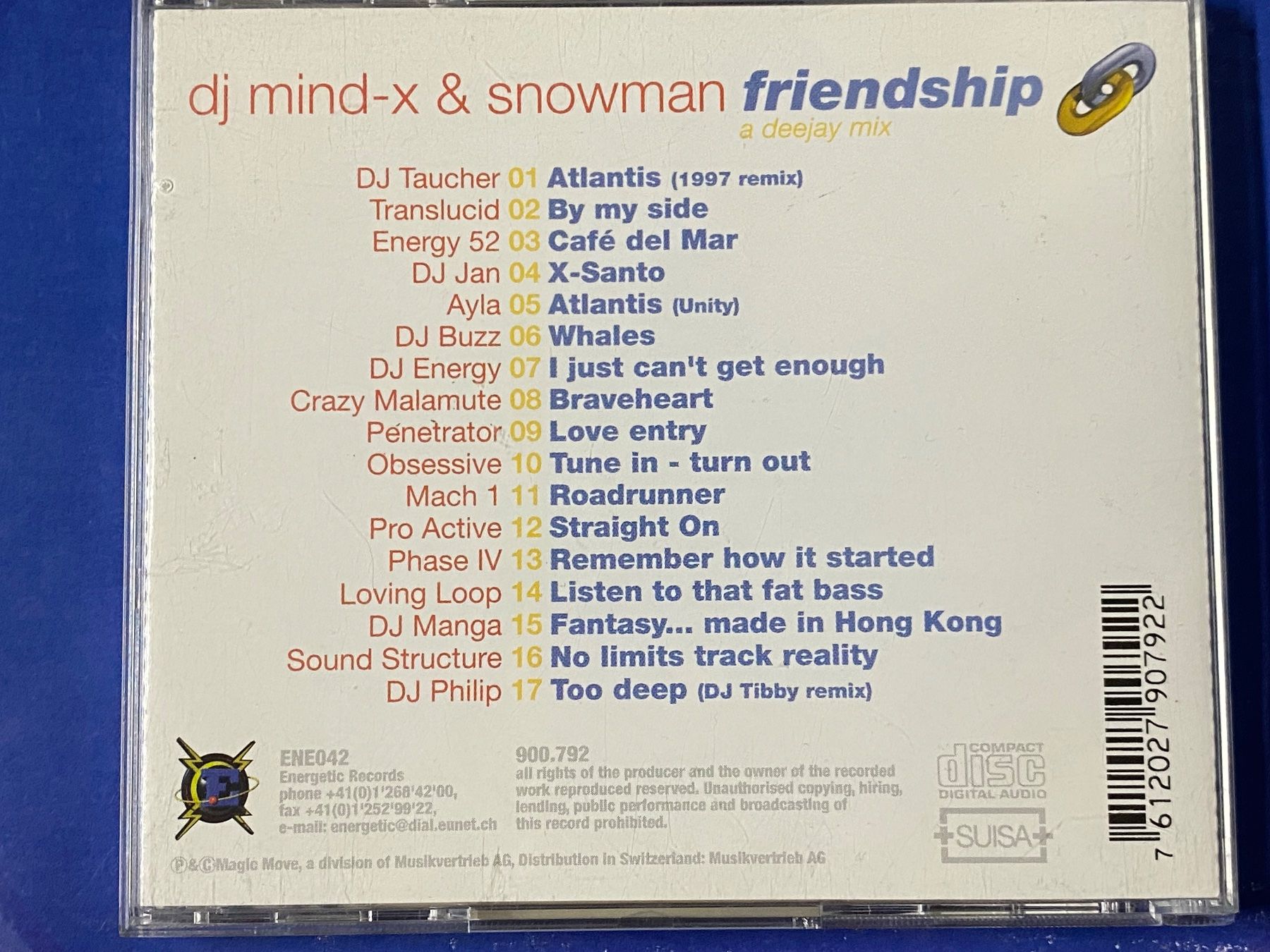 CD: DJ Snowman Mind-X – Usato da Muri b. Bern venduto da AdidasCollector 1