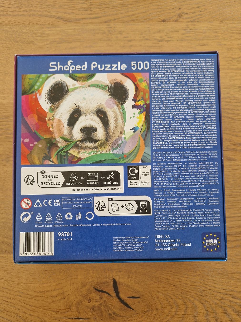 Puzzle: Puzzle panda 500 pièces  – Nuovo (secondo la descrizione) da Delémont venduto da bouboute01 3