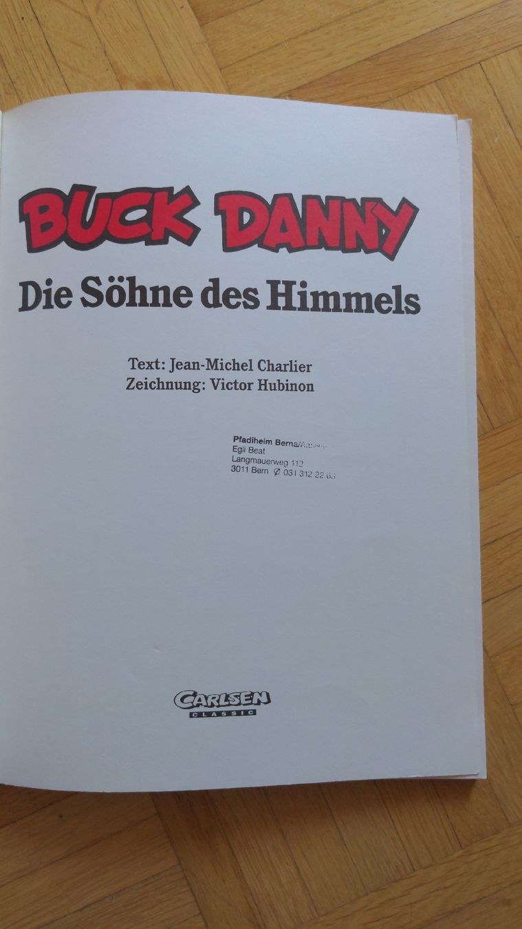 Fumetti: Buck Danny, Carlsen Classics #3 Erstauflage 1994 – Usato da Niederscherli venduto da Mon_Art 2