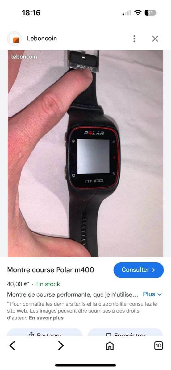 Polar Uhren: Polar M400 montre sport – Defekt aus Vevey von Eiden77 4