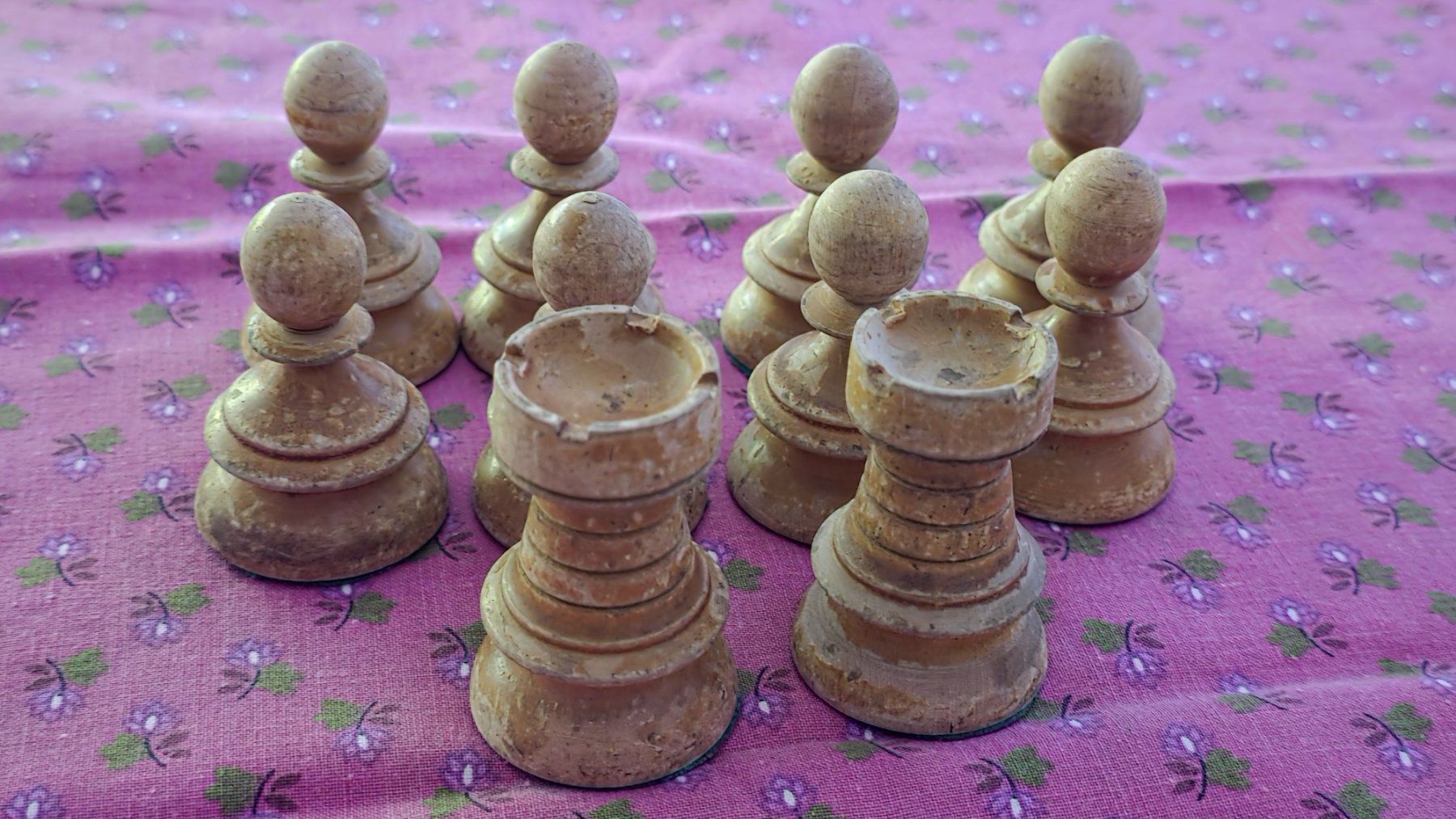 Giochi: Schachfiguren Holz antik – Usato da Wittenbach venduto da rose_rosi 6