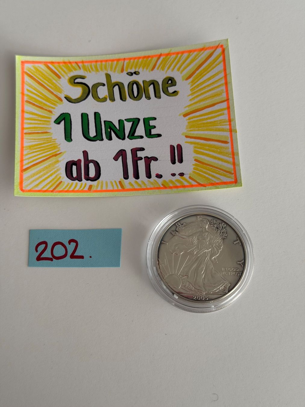 Toutes les monnaies: Schöne Unze 2005 – D'occasion à Engi par kasi09