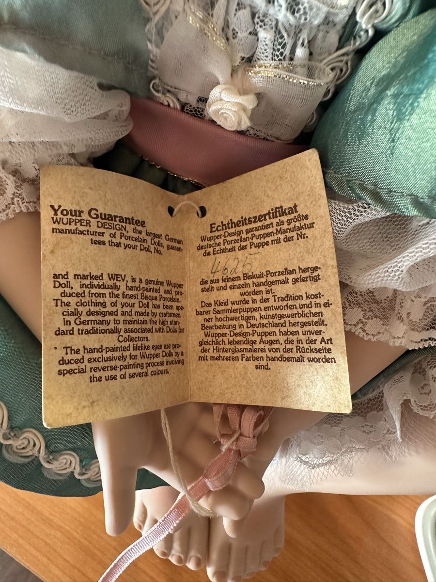Bambole: Wunderschöne Wupper Porzellanpuppe – Usato da Mels venduto da _sabrina92 3