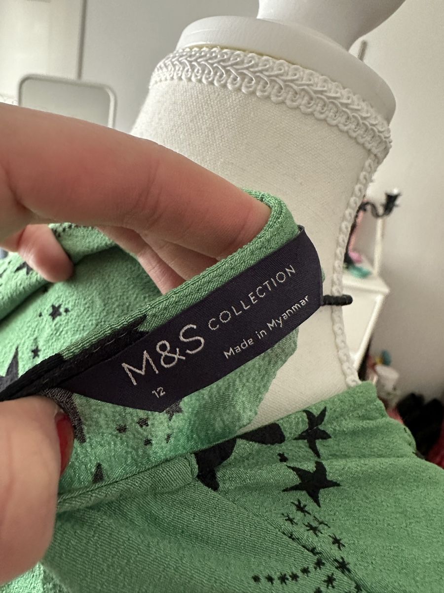 Vestiti: Grünes Kleid mit Sternen – Nuovo (secondo la descrizione) da Zürich venduto da PuraVida111 4