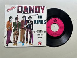 KINKS RAY DAVIES DAVID rare original Single EP Dandy France