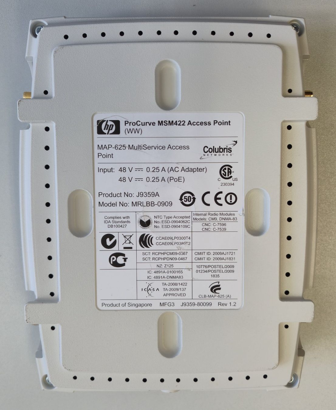 Modem & Router: HP MSM422 Access Point mit 4 Antennen J9359A – Usato da Eglisau venduto da Hpa1 1