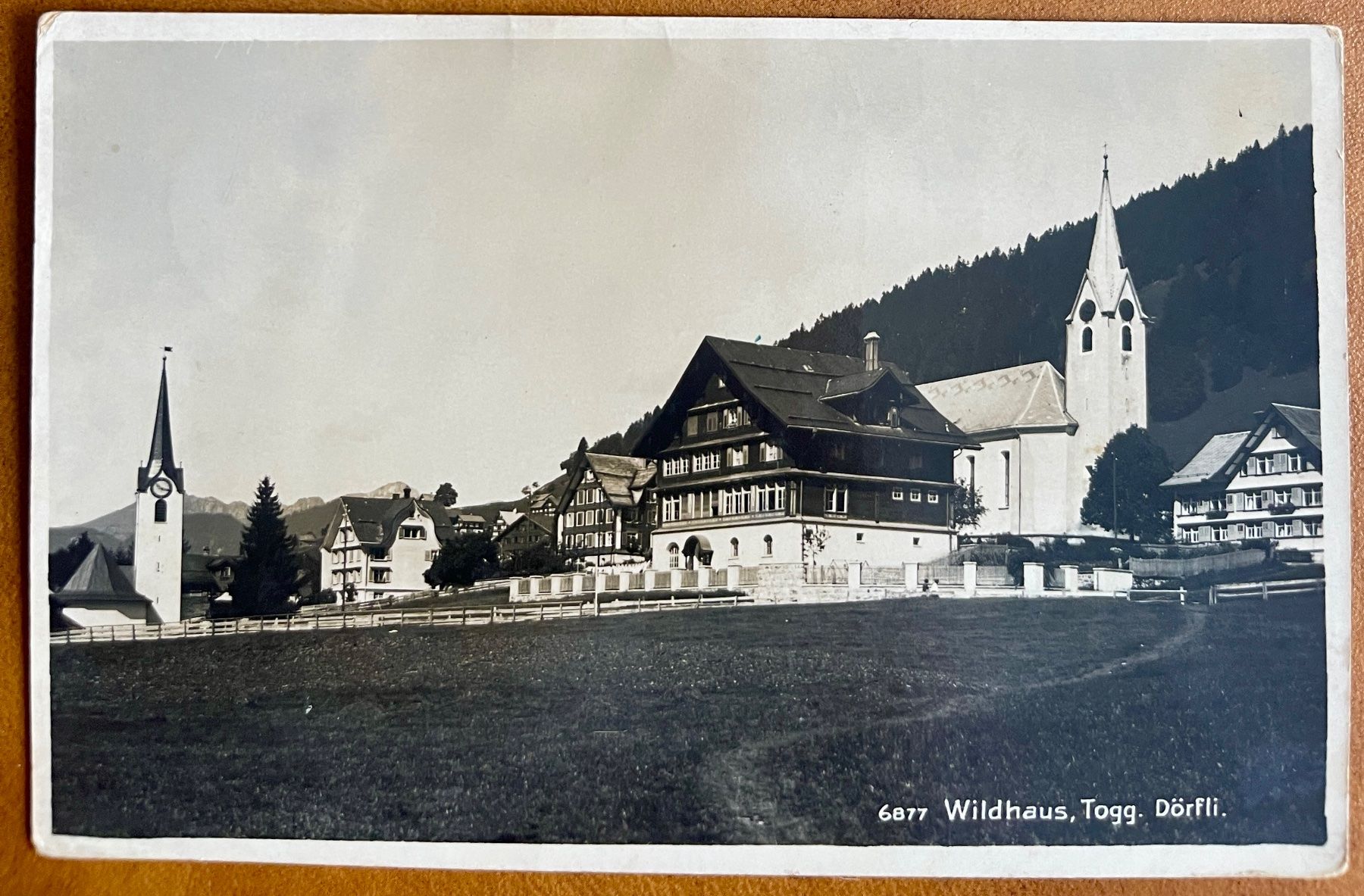 Cartoline postali: WILDHAUS Togg, Dörfli 1937 – Usato da Lutry venduto da Ediego