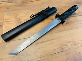 Katana TANTO Schwert mit Scheide 50cm Schwarz Gr. M NEU
