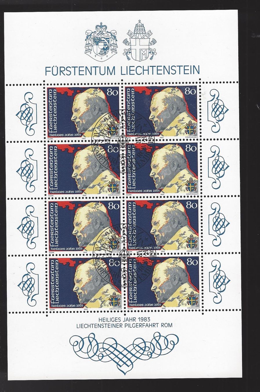 Tutti i francobolli: FL 1983 Bogen 769 ET-gestempelt – Nuovo (secondo la descrizione) da Kriens venduto da eiche50