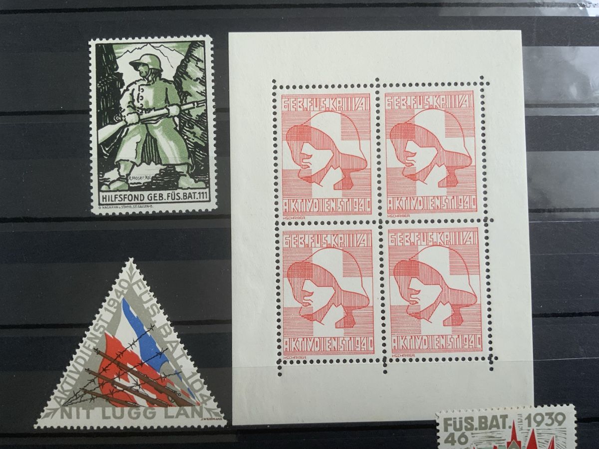 Tous les timbres: Soldatenmarken – Neuf (Voir description) à Binningen par chr_cr5n 1