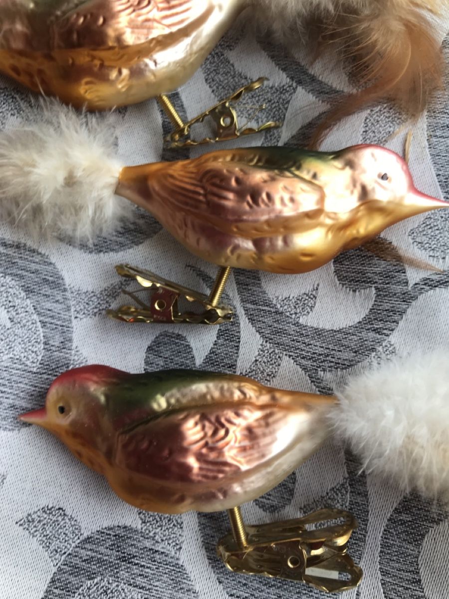 Tutte le decorazioni: 3 Vögel Christbaumschmuck Vogel – Nuovo e nell'imballaggio originale da Alpnach Dorf venduto da marvo 4