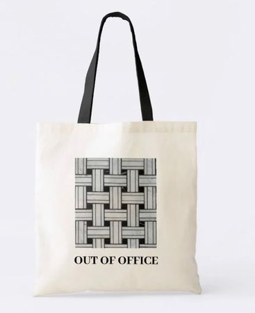 Shopper - OUT OF OFFICE - schwarz