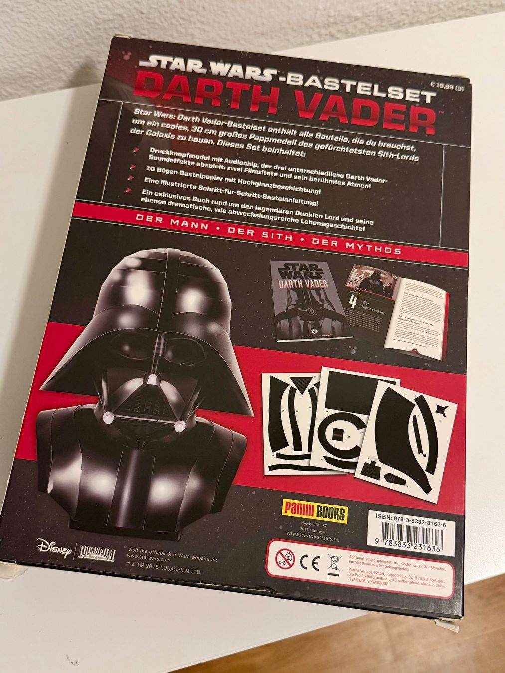 Star Wars Figuren: STAR WARS Darth Vader Bastelset – Neu und originalverpackt aus Zürich von NerdLoot 1