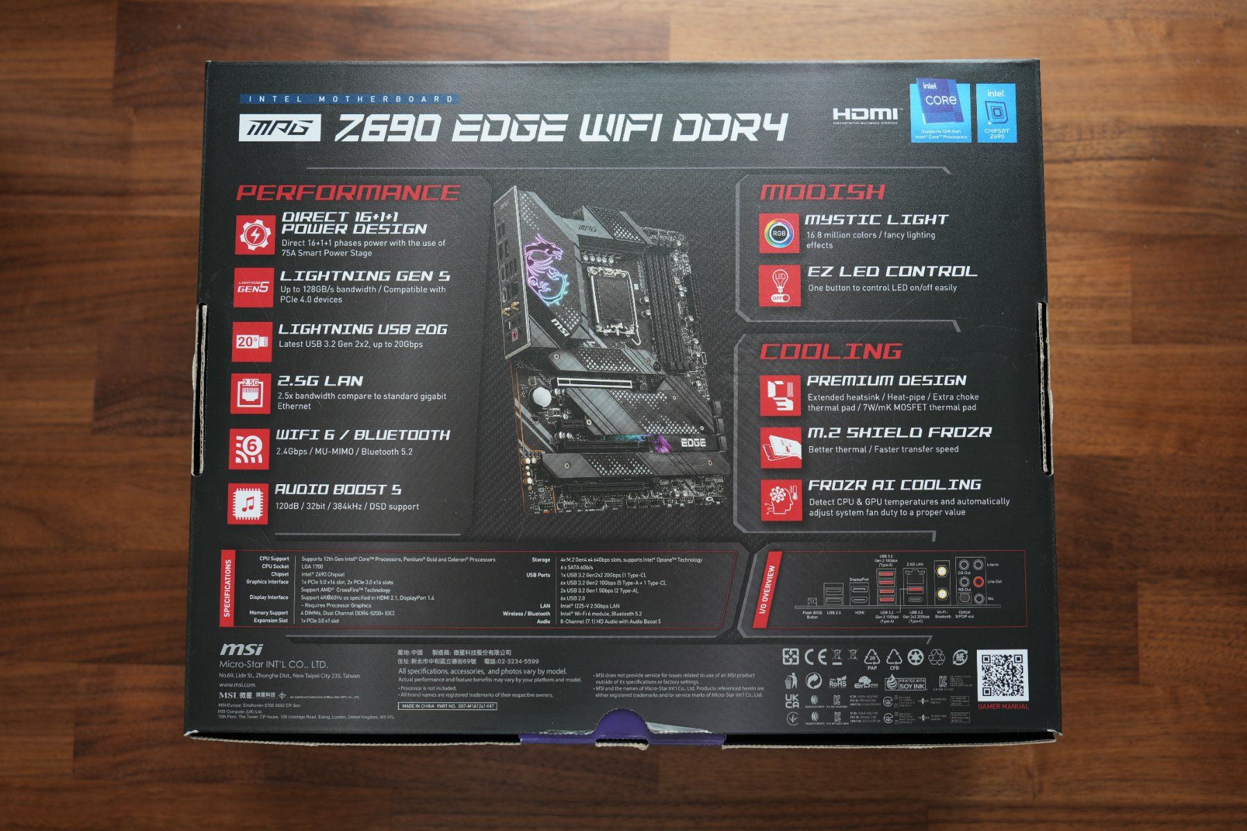 MSI Schede madri: MSI MPG Z690 EDGE WIFI DDR4 – Usato da Worb venduto da ane_w6sm 1