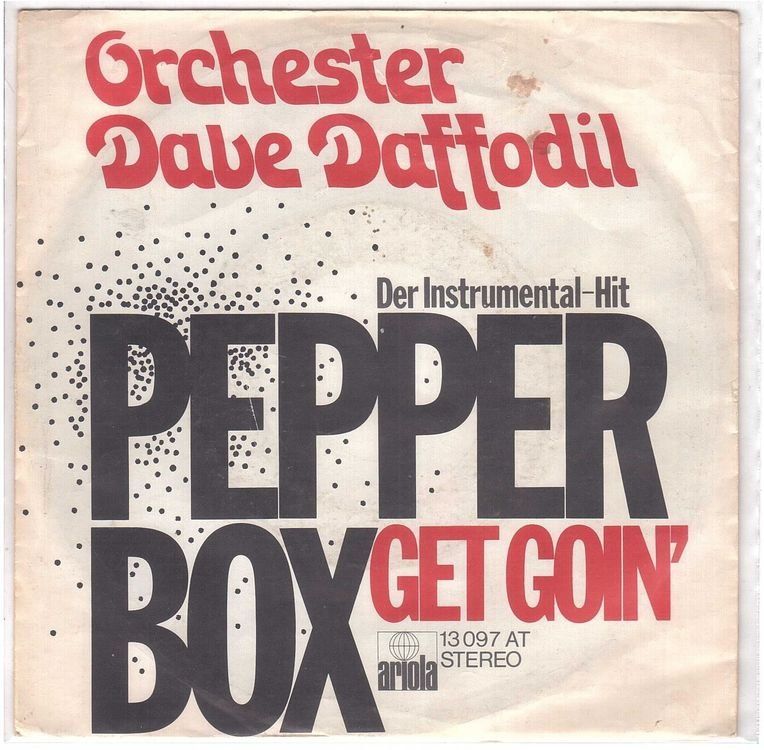 Vinyles: Dave Daffodil  --  Pepper Box  Single7 – D'occasion à Rheinau par asteng