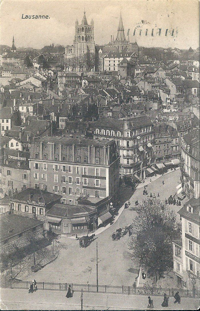Cartoline postali: Lausanne - Panorama partile – Usato da Belmont-Lausanne venduto da ZarRomanoff