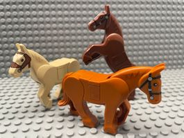 Lego Tiere - 3 Pferde