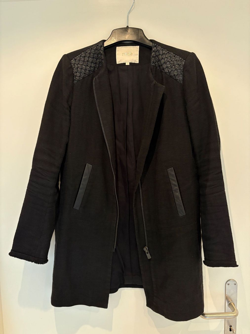 Maje Giacche: MAJE Jacket with Linen & Lamb skin - Size 36 – Usato da Muzzano venduto da Sidney_3