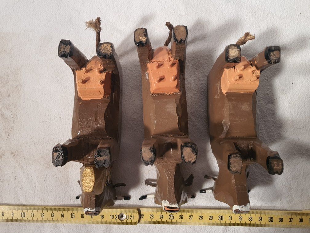 Statuette: 3 wunderschöne handgeschnitzte Kühe – Usato da Häggenschwil venduto da hae_dgp2 2