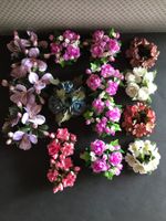 Rosette Rosetten Kunstblumen Dekoration f. Kerzenständer 15S