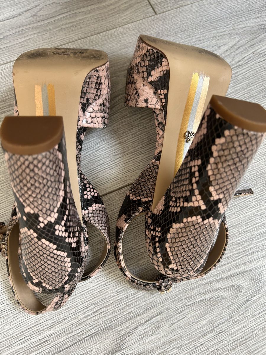 Sam Edelman Scarpe da donna: Sandales compensées Sam Edelman serpent – Usato da Genève venduto da and_k79x 6