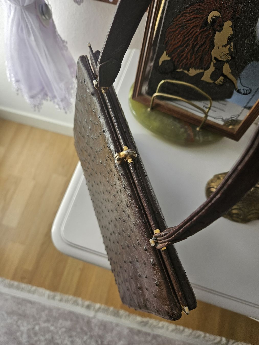 Taschen für Damen: Vintage Tasche Strauss Leder – Gebraucht aus Rickenbach b. Wil von pookie 1