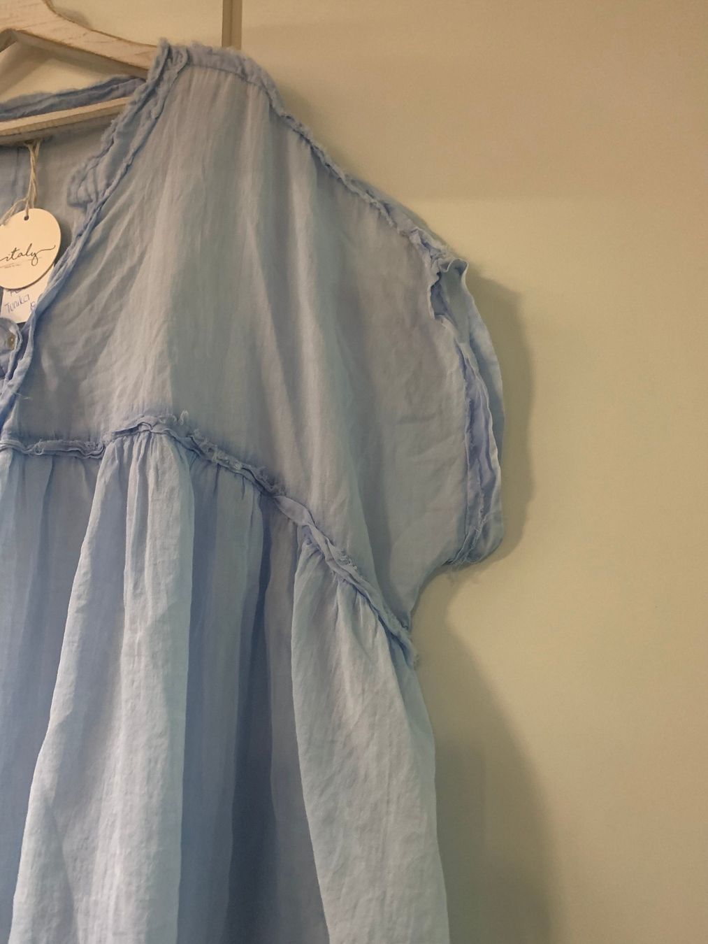 Tuniques: Damen Tunika hellblau weiter Schnitt, neu, onesize 42-48 – Neuf (Voir description) à St. Gallen par Miousch 5