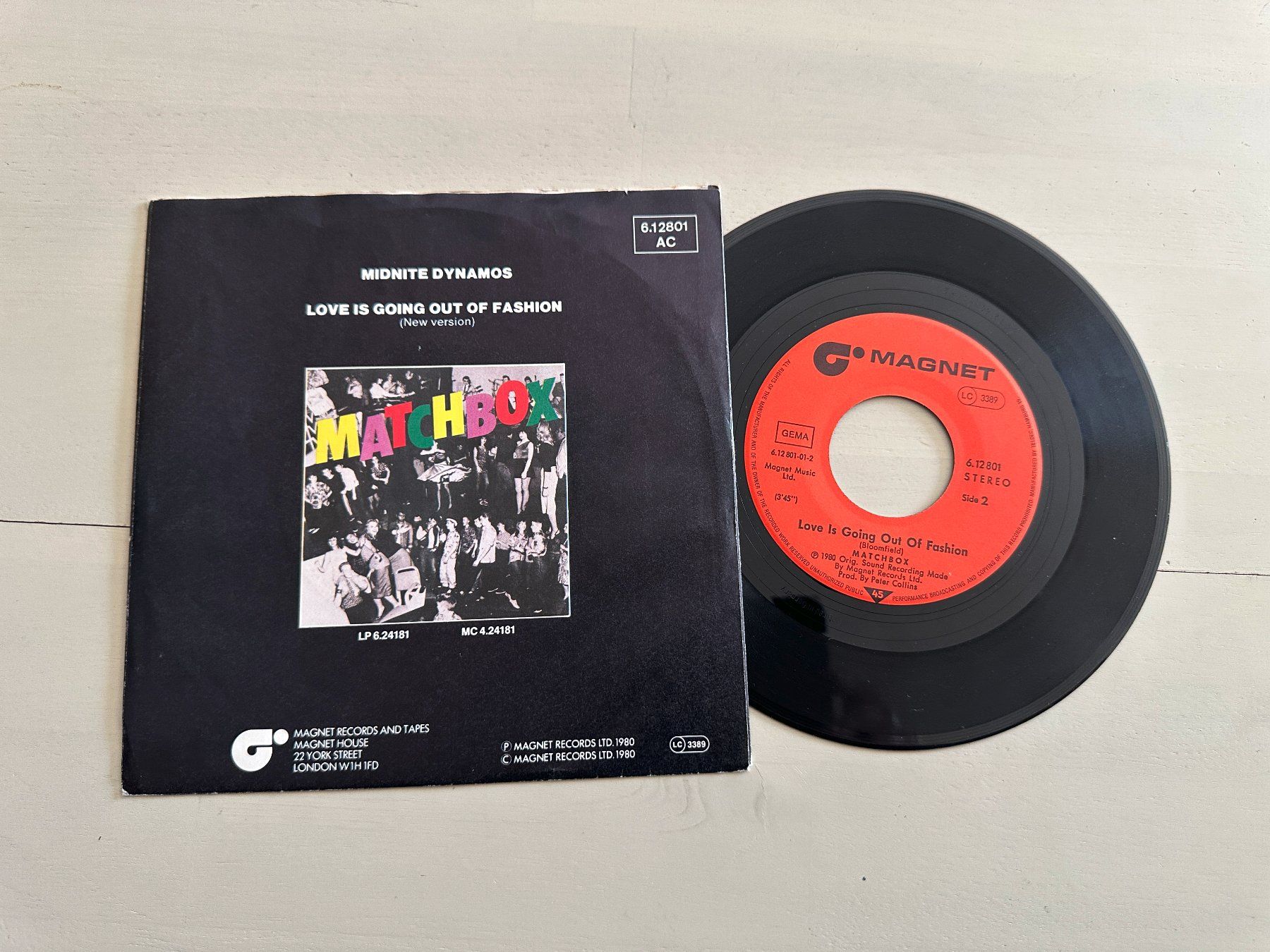 Dischi in vinile: MATCHBOX tolle Single Midnight Dynamos Rockabilly Kult Top – Usato da Basel venduto da Partridge 1