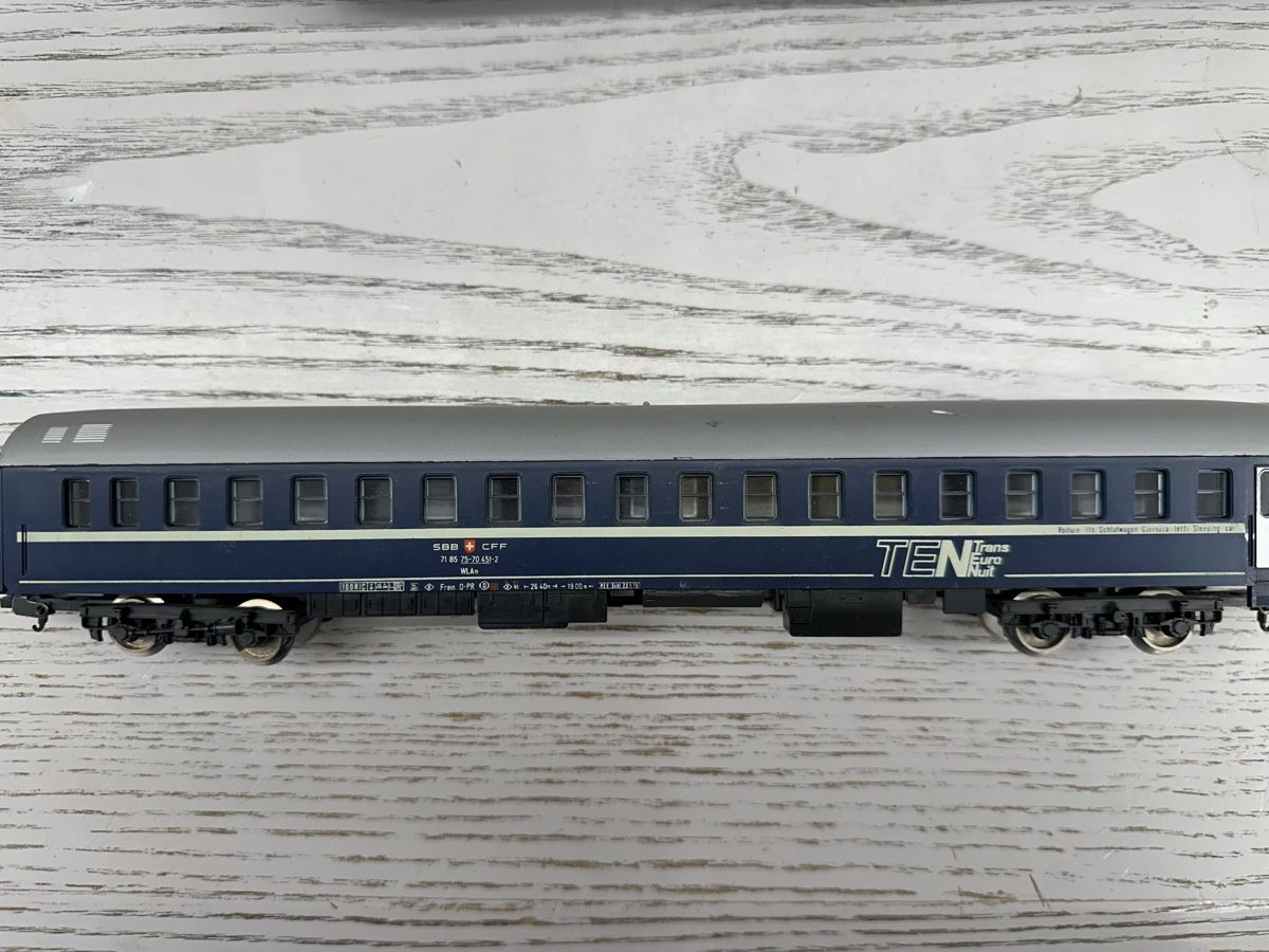 Lima Modellini di ferrovie: Lima TEN Schlafwagen – Usato da Lupsingen venduto da New-Haven 1