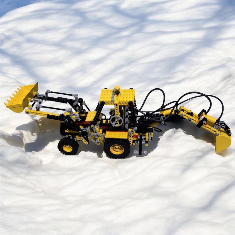 8862 PNEUMATIC BAGGER (LEGO TECHNIC) LEICHT ABGEÄNDERT (Gebraucht