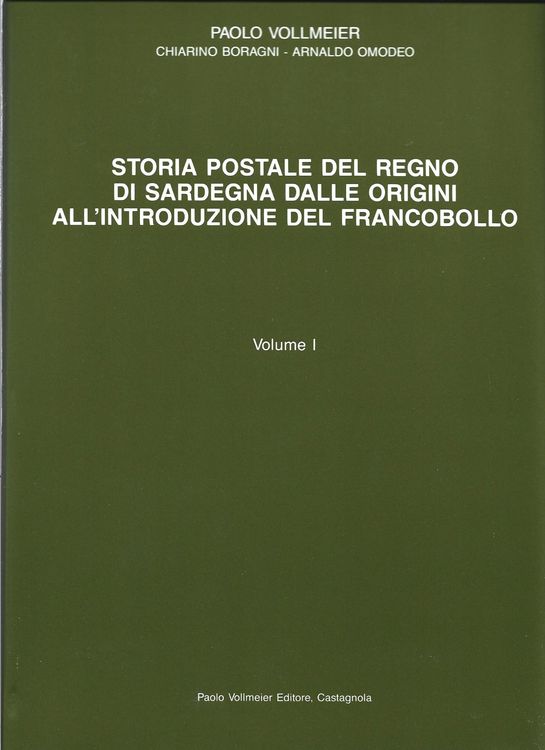 Storia Postale Sardegna 3 Vol. P.Vollmeier ,D,F,E, Kaufen auf Ricardo