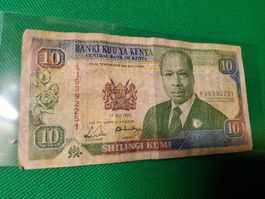 Banknote Kenya 1990