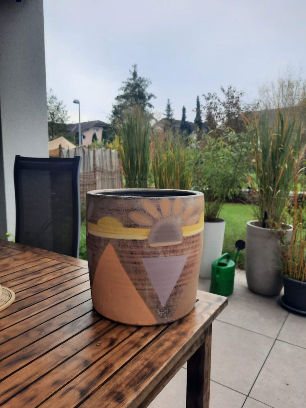 Vasi per fiori: Pflanzentopf-Geburt-handbemalt-Geschenk – Nuovo (secondo la descrizione) da Rothenburg venduto da pascalino91 2