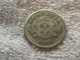 20 centimes/Rappen 1850