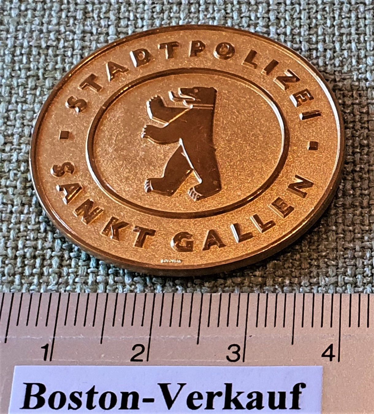 Plaketten & Abzeichen: E110 - Stadt Polizei Sankt St. Gallen CH – Gebraucht aus Reinach BL von Boston-Verkauf 3