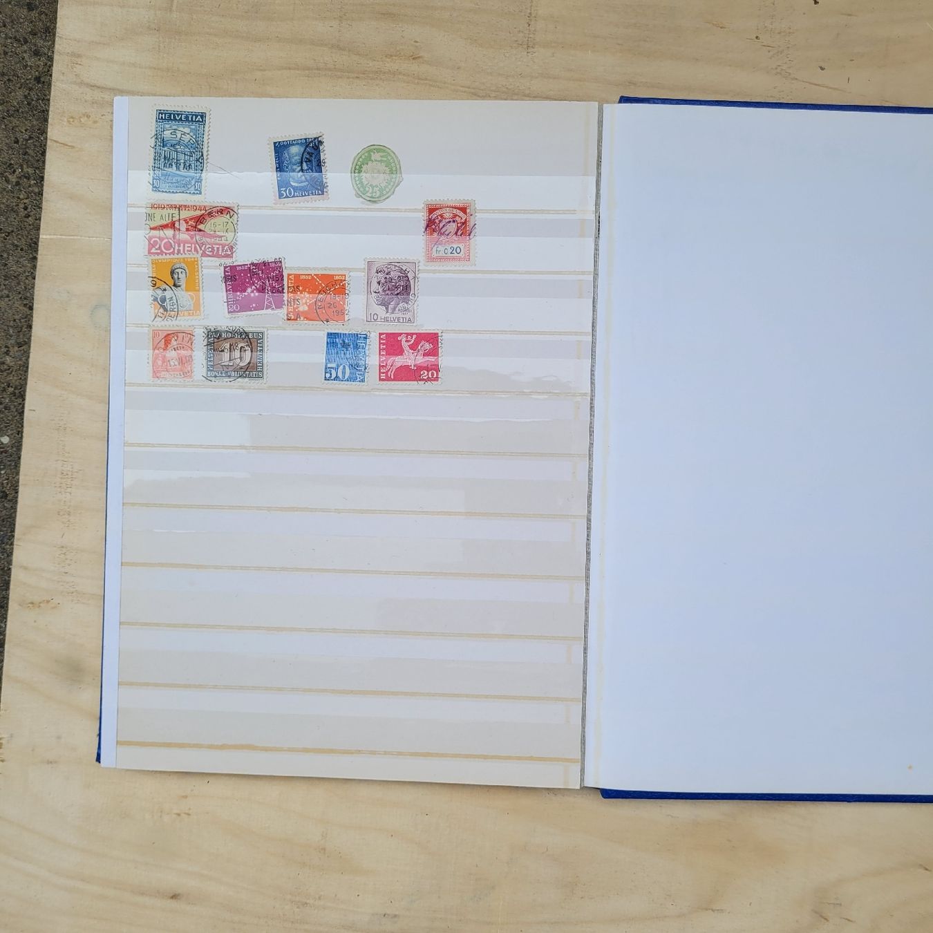 Alle Briefmarken: Briefmarkensammlung CH & Welt – Gebraucht aus Zürich von Ok4u 6