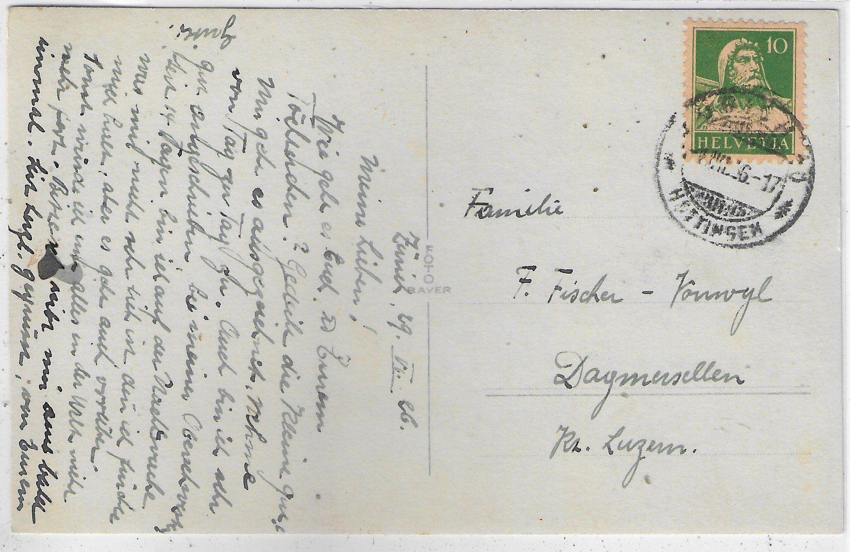 Cartoline postali: Zürich - Schweizer Pflegerinnenschule – Usato da Ettingen venduto da Kartenplanet 1
