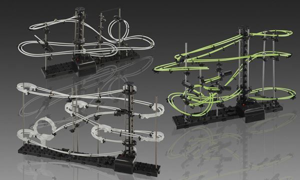 Untersetzer: Glow-in-the-Dark Roller Coaster - NEU !! – Neu und originalverpackt aus Wiesendangen von Wisibricks 8