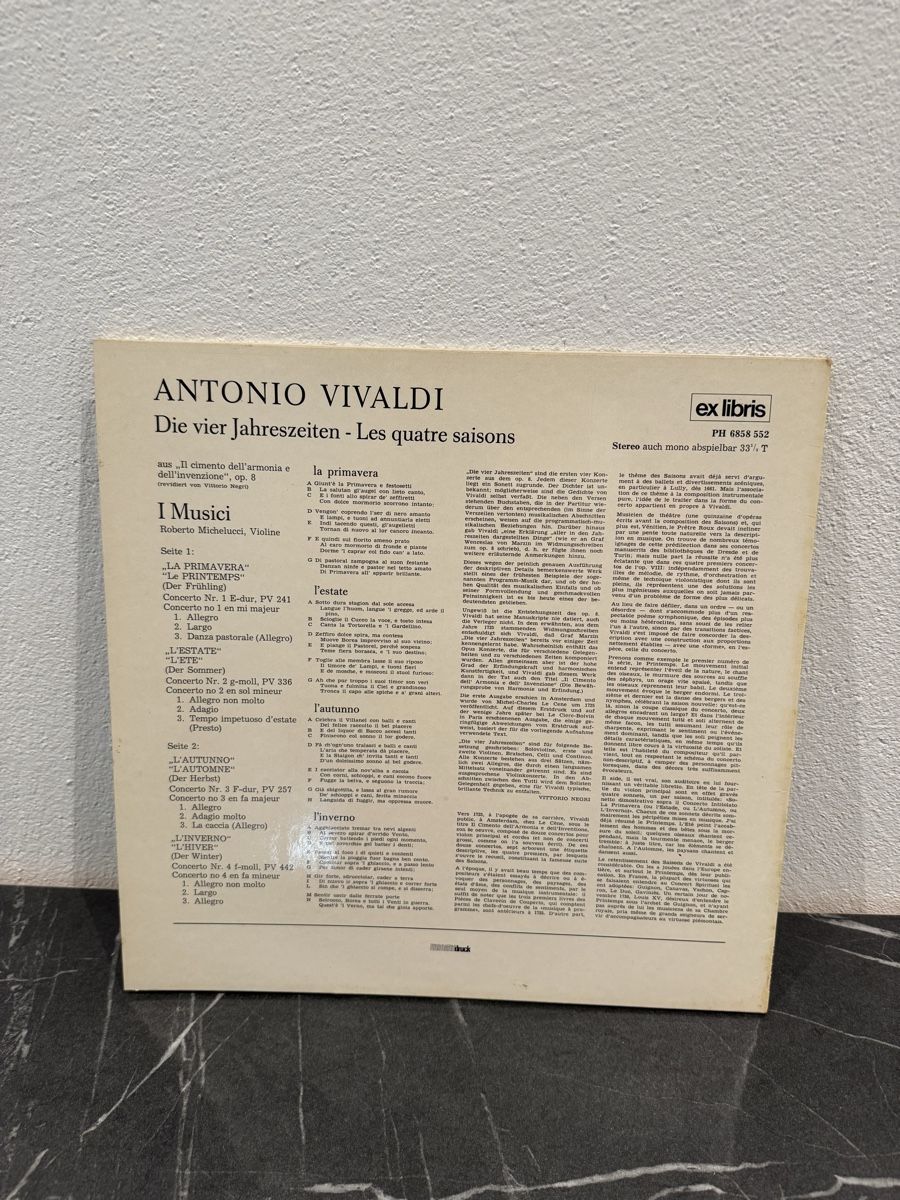 Dischi in vinile: Le Quatro Stagioni - Antonio Vivaldi – Usato da Beromünster venduto da sim_567j 2
