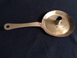 Bougeoir à main – Laiton – Vintage