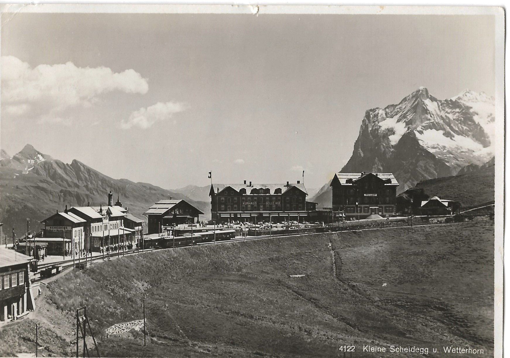 Cartoline postali: Kleine Scheidegg, 1935 – Usato da Frauenfeld venduto da Merk52