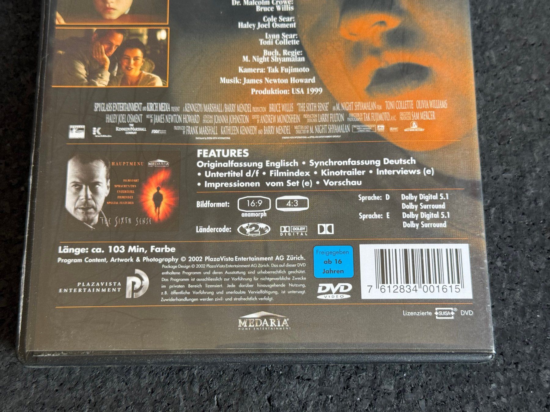 Alle DVDs: The Sixth Sense DVD DE/EN Bruce Willis – Gebraucht aus Fribourg von tschjoly 3