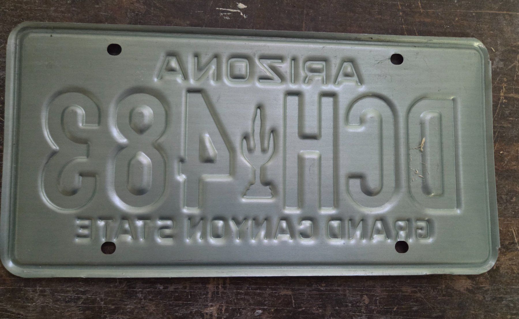 Schilder: Original Nummernschild Arizona 1986 – Gebraucht aus Allschwil von Adill 1